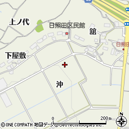 福島県須賀川市日照田周辺の地図