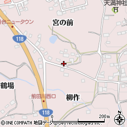 福島県須賀川市前田川宮の前122周辺の地図