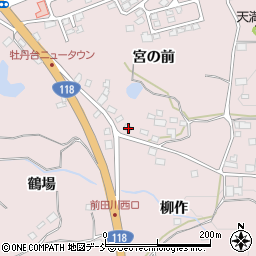 福島県須賀川市前田川宮の前128周辺の地図