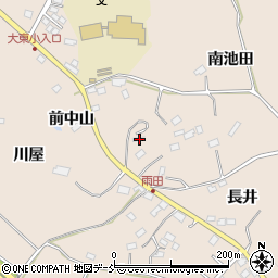 福島県須賀川市雨田南池田116-1周辺の地図