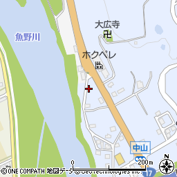 新潟県長岡市川口中山1周辺の地図