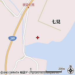 石川県鳳珠郡能登町七見レ周辺の地図