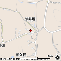 福島県須賀川市雨田（浜井場）周辺の地図