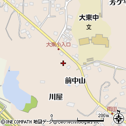 福島県須賀川市雨田後中山146周辺の地図