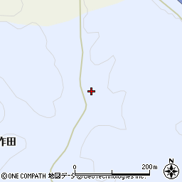 福島県小野町（田村郡）夏井（越田）周辺の地図