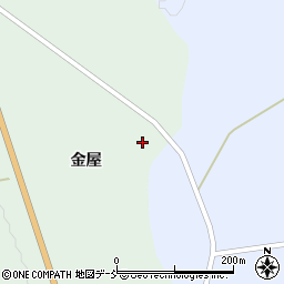 福島県石川郡平田村蓬田新田金屋11周辺の地図