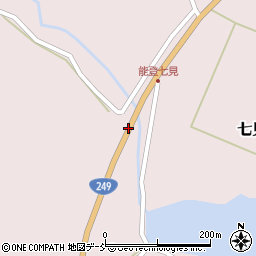 石川県鳳珠郡能登町七見タ周辺の地図