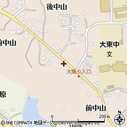 福島県須賀川市雨田後中山124-2周辺の地図