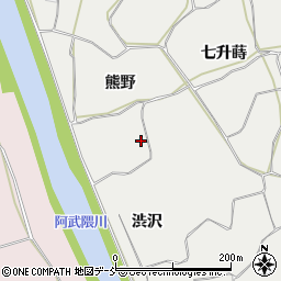 福島県須賀川市市野関熊野周辺の地図