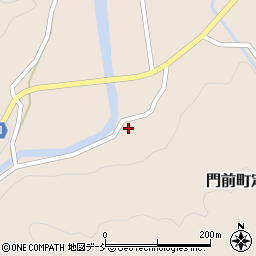 石川県輪島市門前町定広ニ周辺の地図