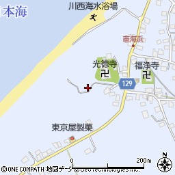 新潟県上越市柿崎区直海浜周辺の地図