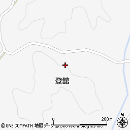 福島県田村郡小野町湯沢登舘周辺の地図