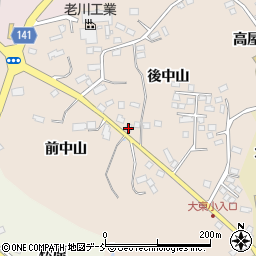 福島県須賀川市雨田後中山86-5周辺の地図