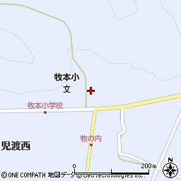 福島県天栄村（岩瀬郡）牧之内（文舎）周辺の地図