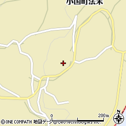 新潟県長岡市小国町法末723周辺の地図