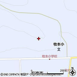 福島県岩瀬郡天栄村牧之内愛宕山周辺の地図