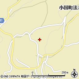 新潟県長岡市小国町法末685周辺の地図