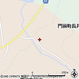 石川県輪島市門前町定広ロ74周辺の地図