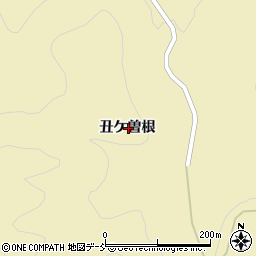 福島県南会津郡下郷町白岩丑ケ曽根周辺の地図