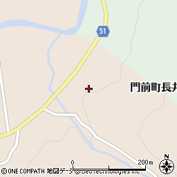 石川県輪島市門前町定広ロ周辺の地図