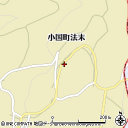 新潟県長岡市小国町法末878周辺の地図