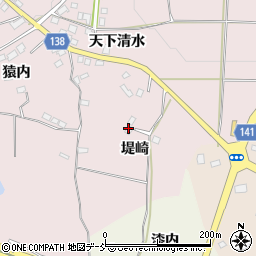 福島県須賀川市小作田（堤崎）周辺の地図