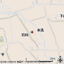 福島県須賀川市雨田岩向周辺の地図