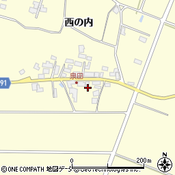 福島県須賀川市泉田西の内20周辺の地図