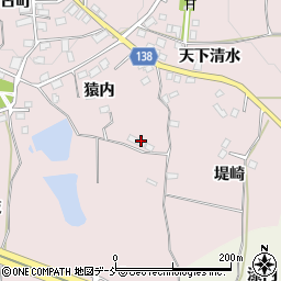 福島県須賀川市小作田小枝周辺の地図