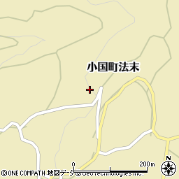 新潟県長岡市小国町法末886周辺の地図