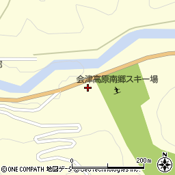 南会津町・南郷　さゆり荘周辺の地図