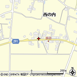 福島県須賀川市泉田西の内63周辺の地図