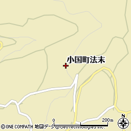 新潟県長岡市小国町法末887周辺の地図