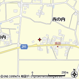 福島県須賀川市泉田新舘124周辺の地図