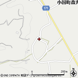 新潟県長岡市小国町森光693周辺の地図