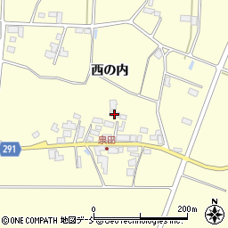 福島県須賀川市泉田西の内109-1周辺の地図