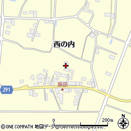 福島県須賀川市泉田西の内183-2周辺の地図