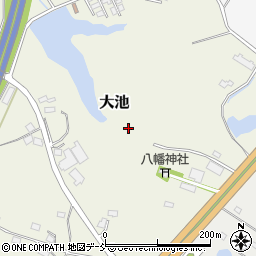 福島県鏡石町（岩瀬郡）大池周辺の地図