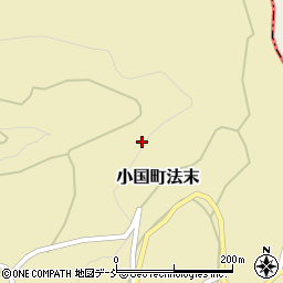 新潟県長岡市小国町法末268周辺の地図