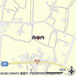 福島県須賀川市泉田（西の内）周辺の地図