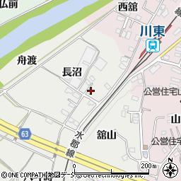 福島県須賀川市市野関長沼周辺の地図