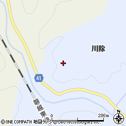 福島県田村郡小野町夏井川除102周辺の地図