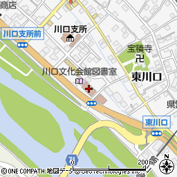 長岡市川口公民館周辺の地図