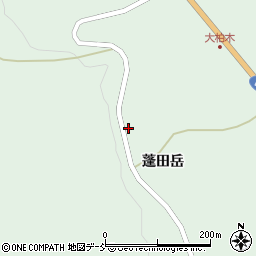 福島県石川郡平田村蓬田新田蓬田岳77周辺の地図