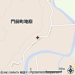 石川県輪島市門前町地原リ170-2周辺の地図