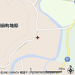 石川県輪島市門前町地原リ周辺の地図