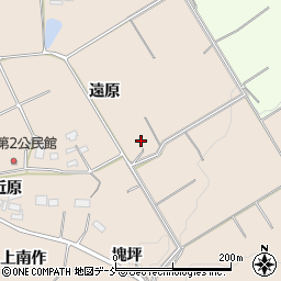 福島県須賀川市雨田遠原周辺の地図