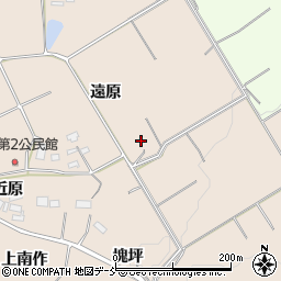 福島県須賀川市雨田（遠原）周辺の地図