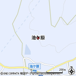 新潟県小千谷市池ケ原周辺の地図