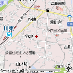 福島県須賀川市小作田谷地周辺の地図